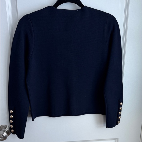 Blue Cardigan with Gold Buttons - Picture 5 of 6